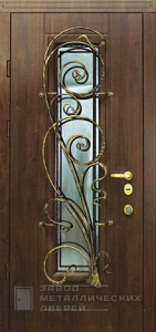 Фото «Дверь с ковкой №17»  в Красногорску