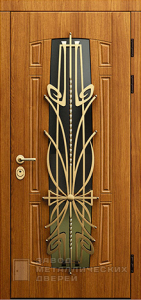 Фото «Дверь с ковкой №9» в Красногорску