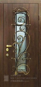 Фото «Дверь с ковкой №17» в Красногорску